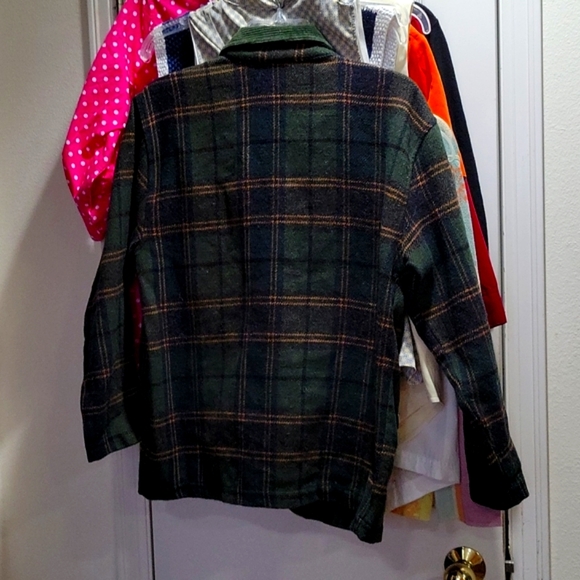 EUC Capacity Petites Wool Poly Cotton Blend Jacket Top Shirt Flannel - Picture 5 of 8